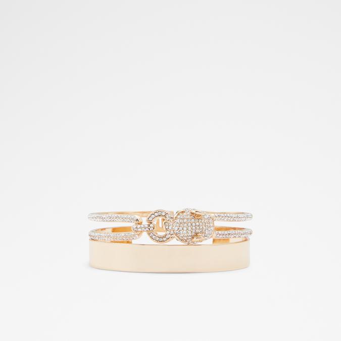 Wiciredda Women's Clear On Gold Bracelet