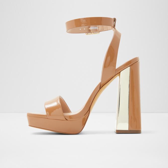 Priyah Women's Brown Block Heel image number 3