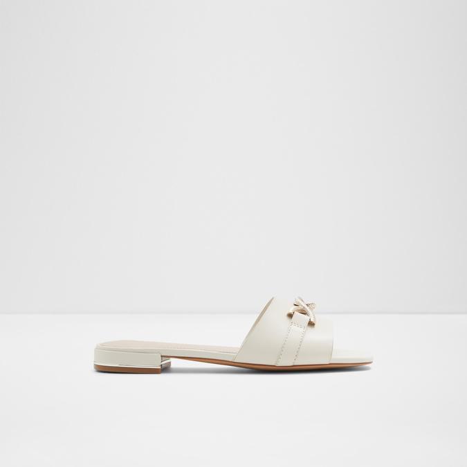 Hayhar Women's White Flat Sandals
