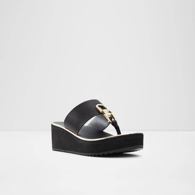 Toea Women's Black Sandals image number 4