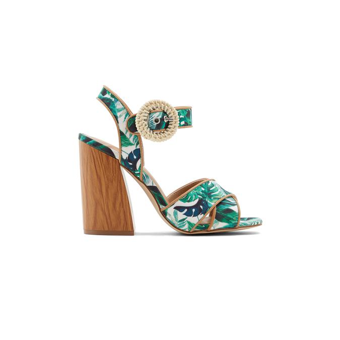Celiaa Women's Green Heeled Sandals image number 0