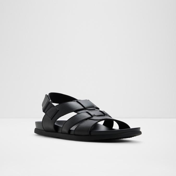 NUNOA Black Men Back Strap Sandals image number 3