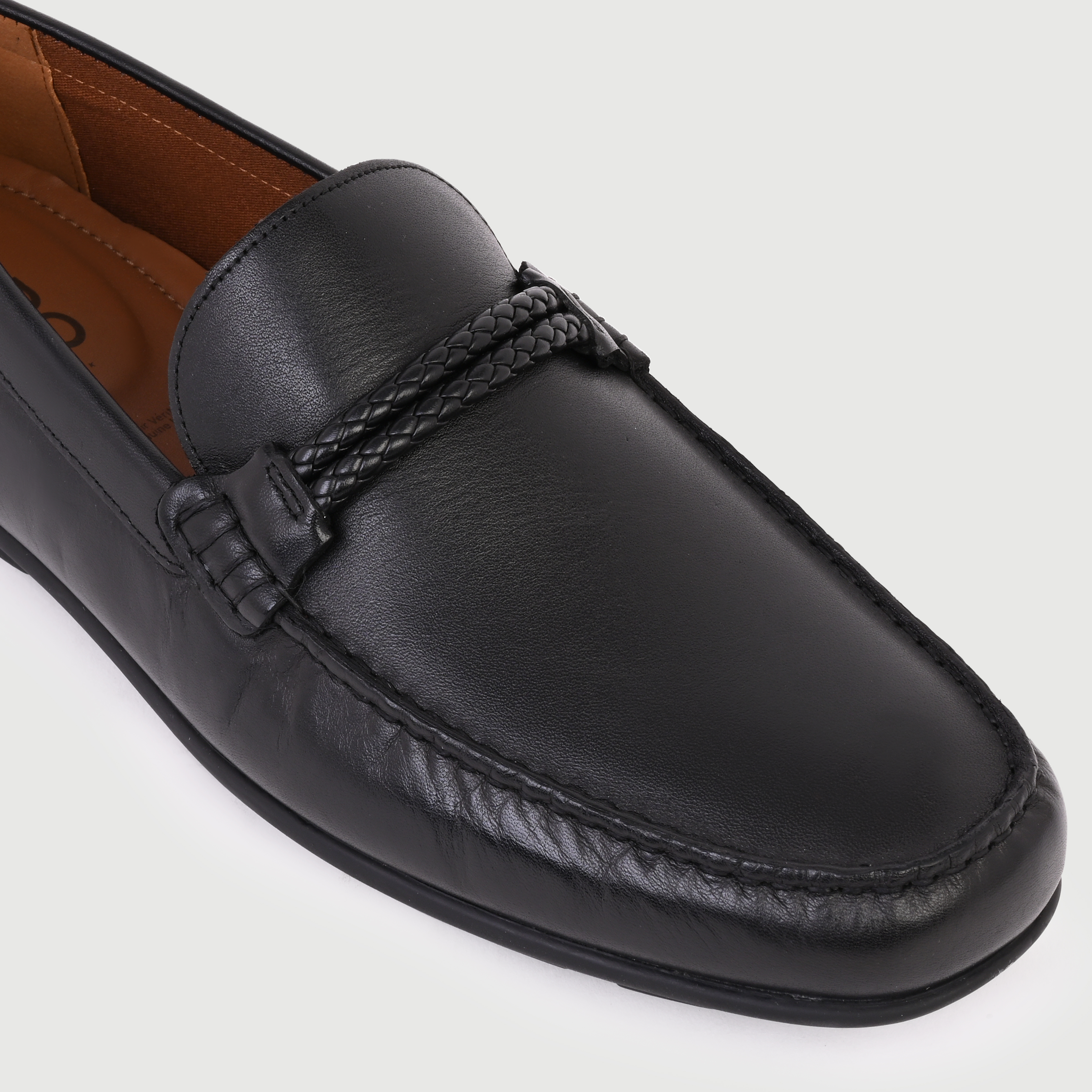 Fildesa-In Men's Black Moccasins image number 5