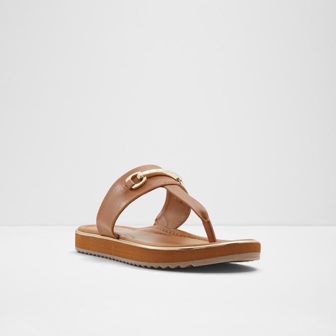 DEVERENA Beige Women Sandals image number 3