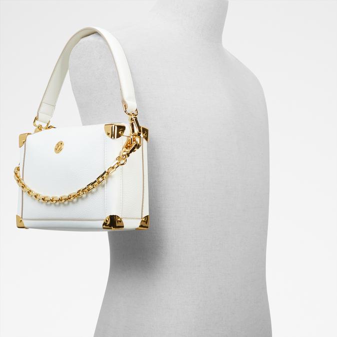 Valeriana Women's White Shoulder Bag image number 5