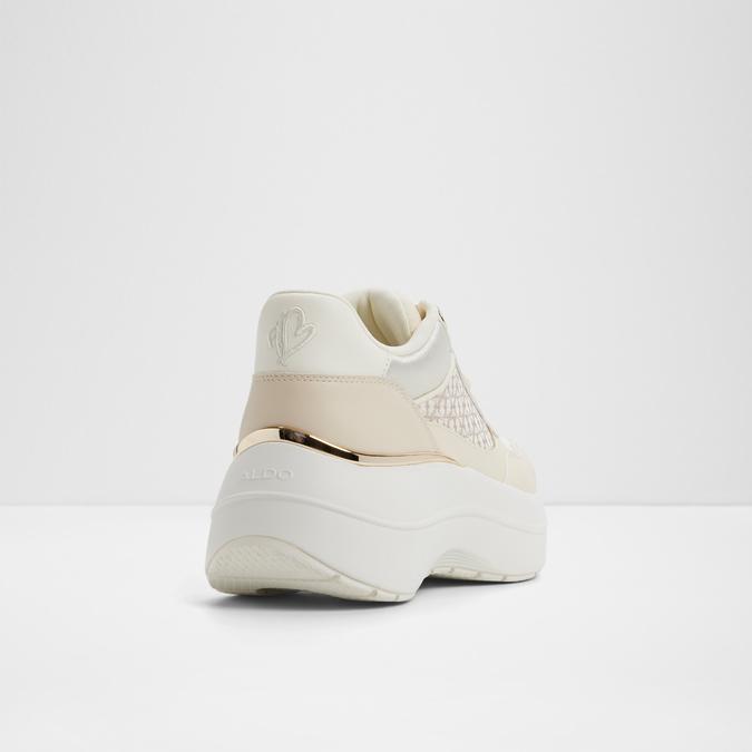 Rexsona-In Women's Beige Sneaker Wedges image number 2