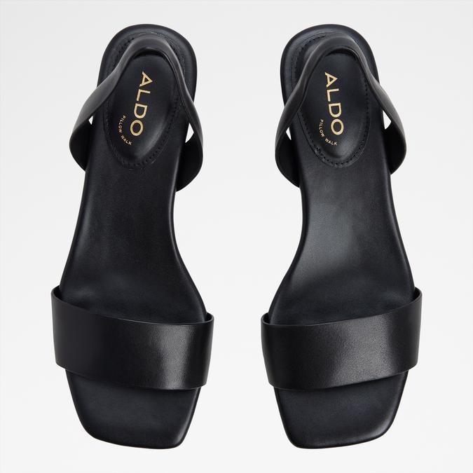 DORENNA Black Women Heels image number 5