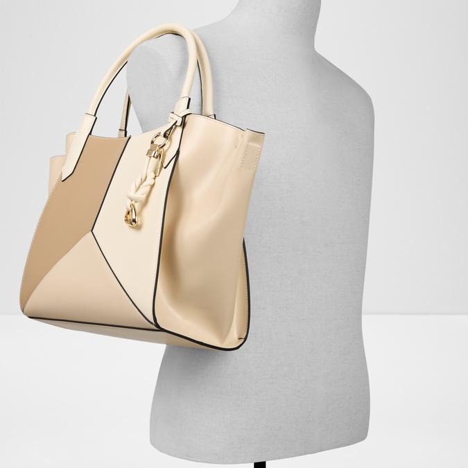 Iveyma Women's Beige Satchel image number 3