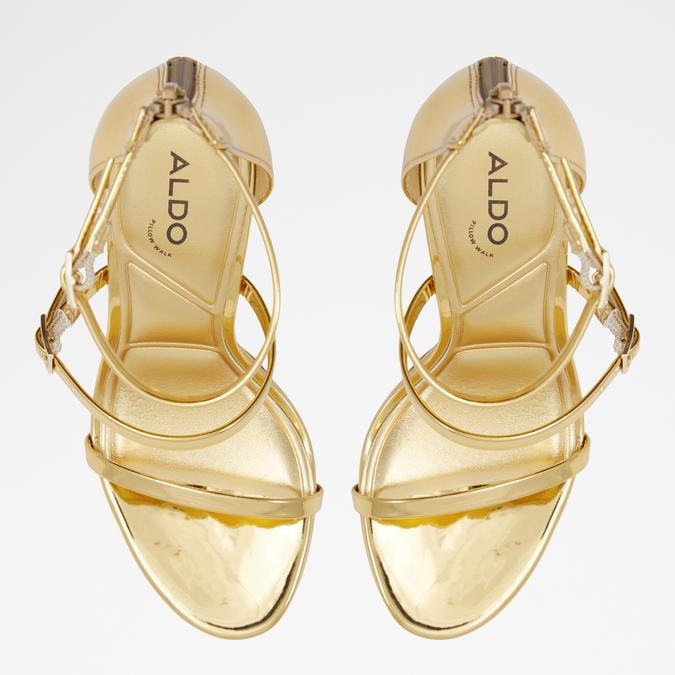Levissa Women's Gold Dress Sandals image number 1