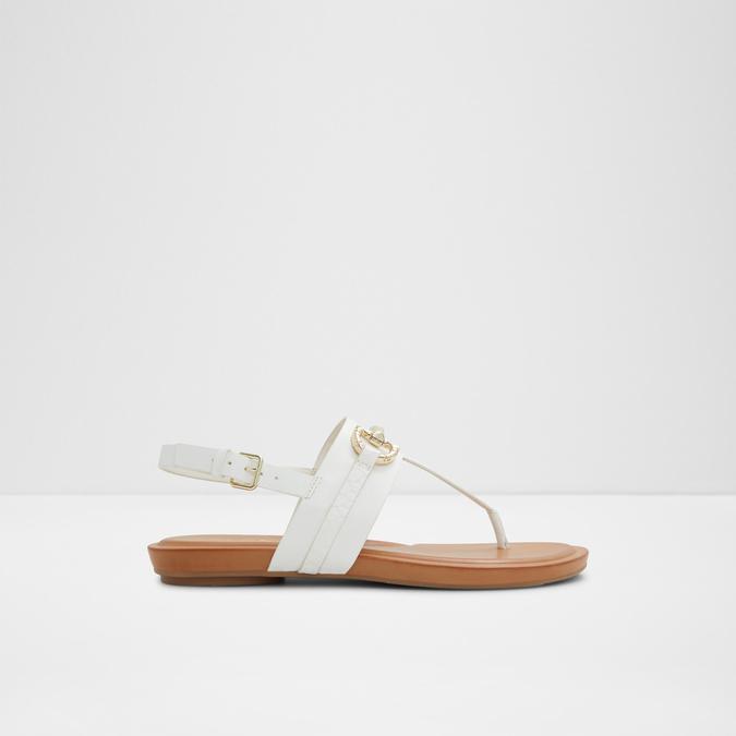 Coach white best sale flip flops
