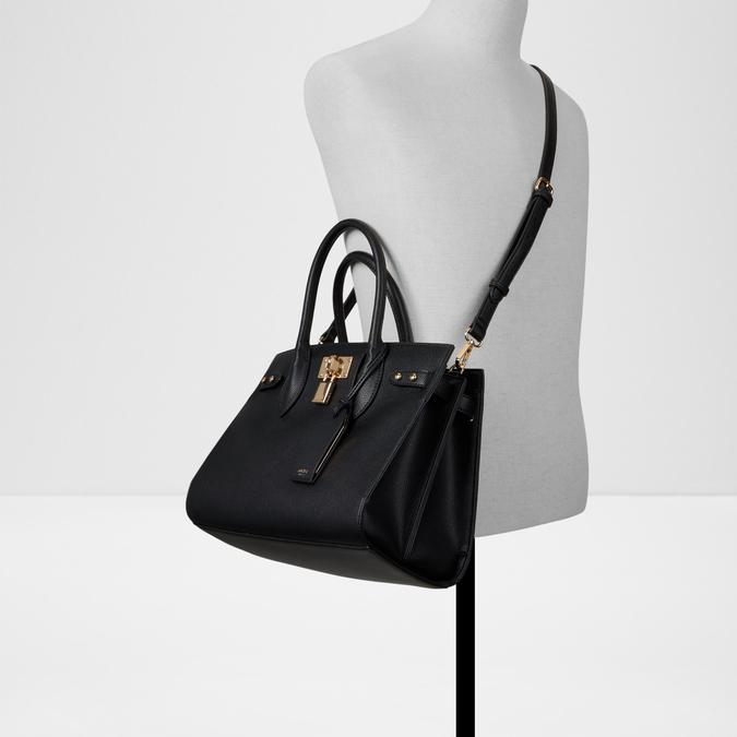 JACKIETOTE BLACK Women Satchel image number 3