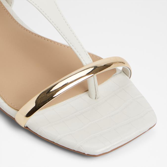 Catlyn-In Women's White Flat Sandals image number 5