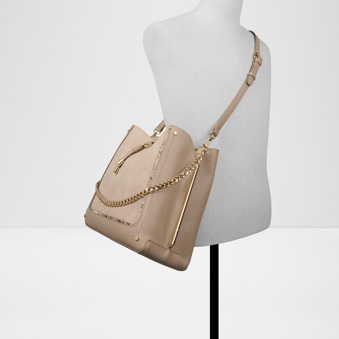 Nalayna Women's Grey Bucket Bag image number 3