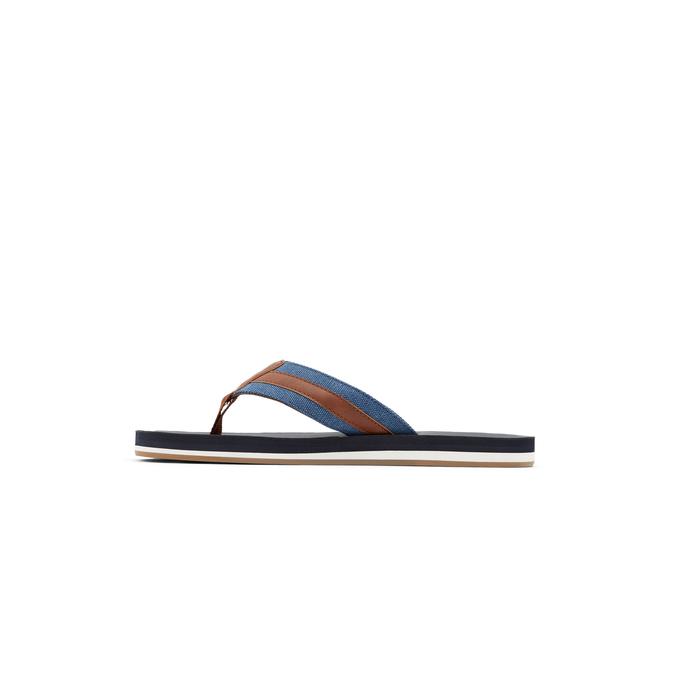 Voessi Men's Navy Flat Sandals image number 2