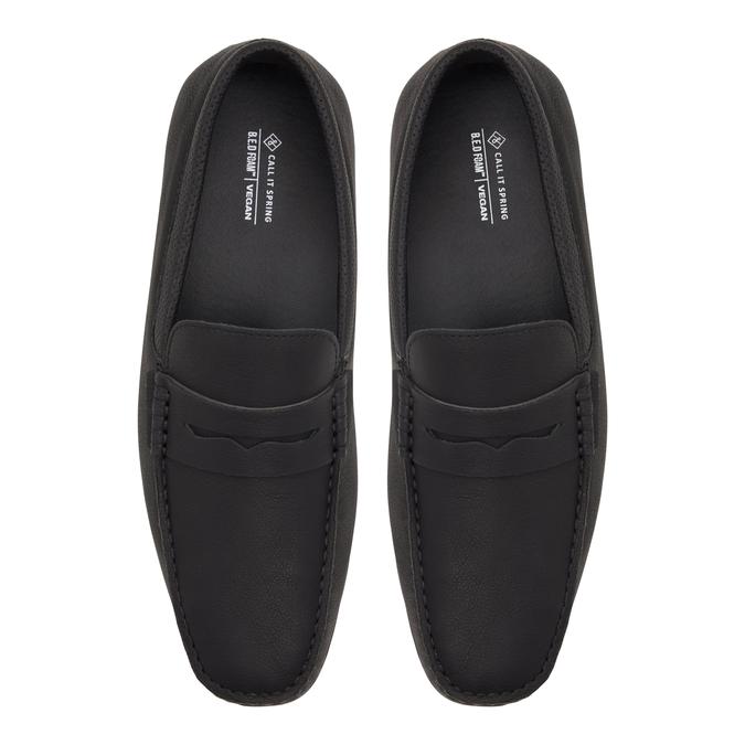 Stanway Men's Black Moccasins
