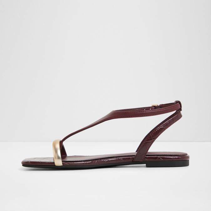 Catlyn-In Women's Bordo Flat Sandals image number 3