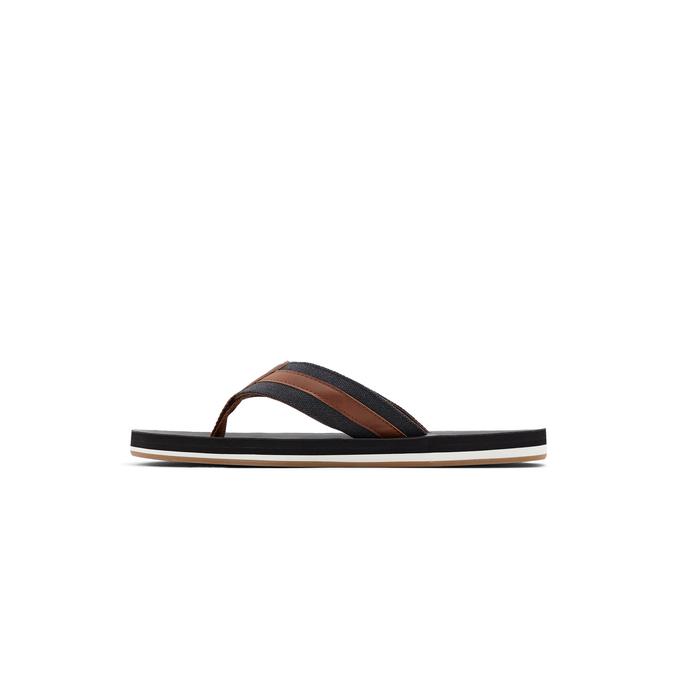 Voessi Men's Black Flat Sandals image number 2