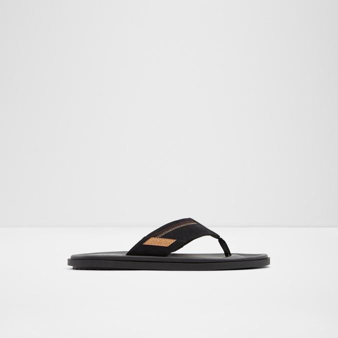 Colvestone Men's Black Thong Sandals