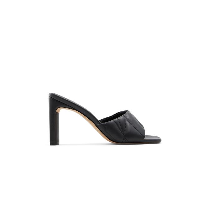 Kyraa Women's Black Heeled Sandals