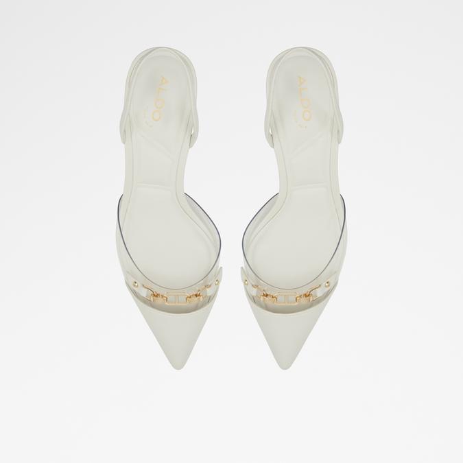 Safiana Women's White Pumps image number 1