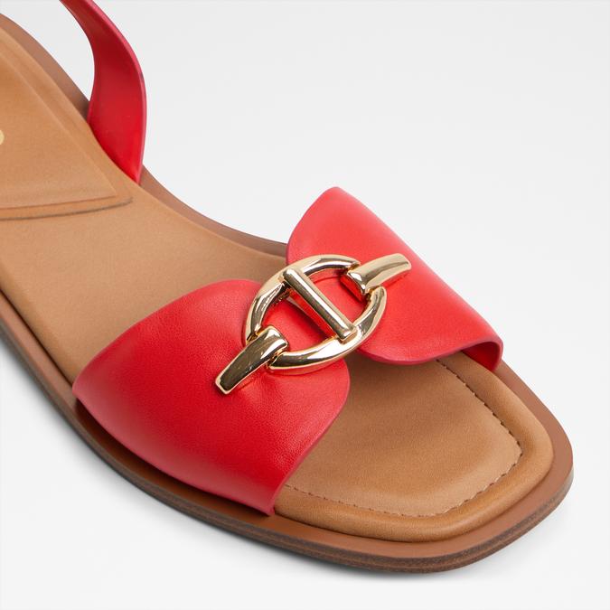 GOASSI Red Women Flats image number 4