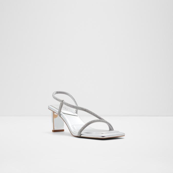 Castlegate Women's Silver Dress Sandals image number 3