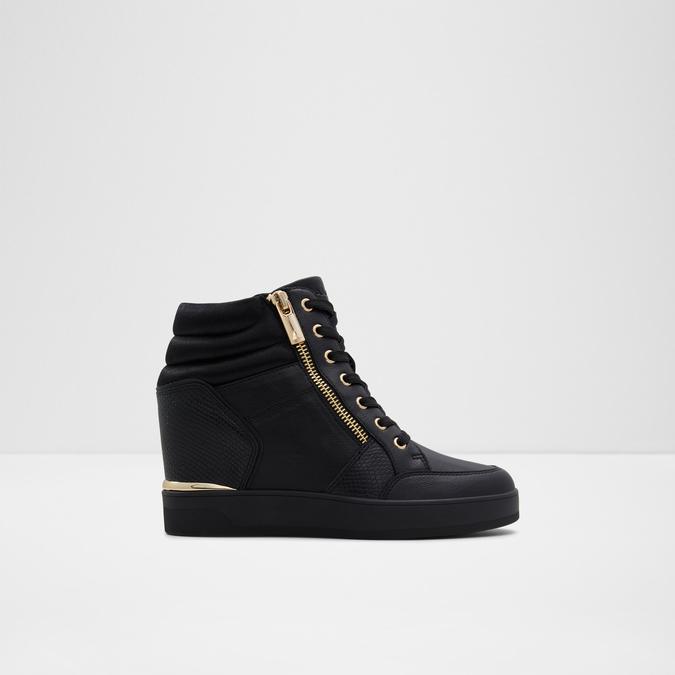 STEVE MADDEN Women's Suede Wedge Sneaker In Black, 7 - Walmart.com