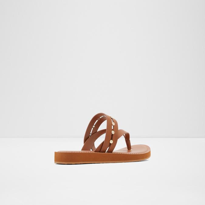 Silan Women's Cognac Sandals image number 1