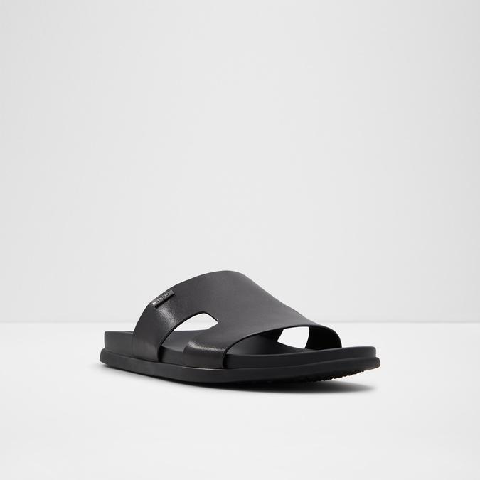 Mondi-In Men's Black Single Strap Sandals image number 4