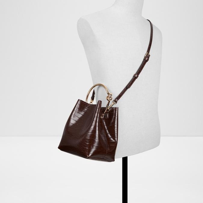 Bienka Women's Brown Bucket Bag image number 3