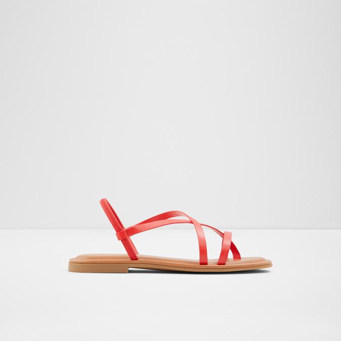 Broasa Women's Red Flat Sandals image number 0