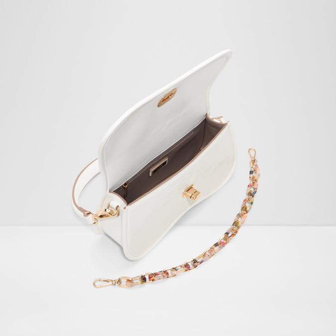 Clapperton Women's White Shoulder Bag image number 2