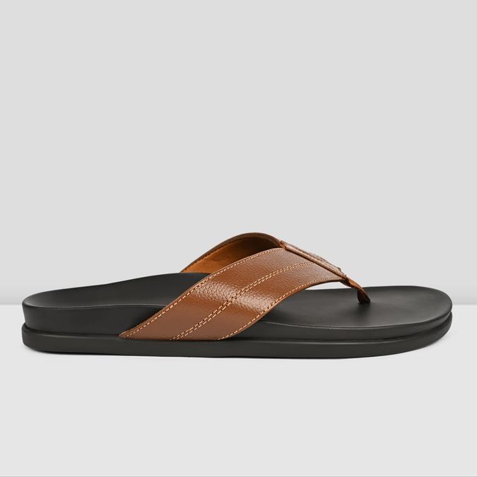 TRIBORD-IND Brown Men Thong Sandals