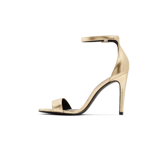 Bombshell Women's Gold Heeled Sandals image number 2
