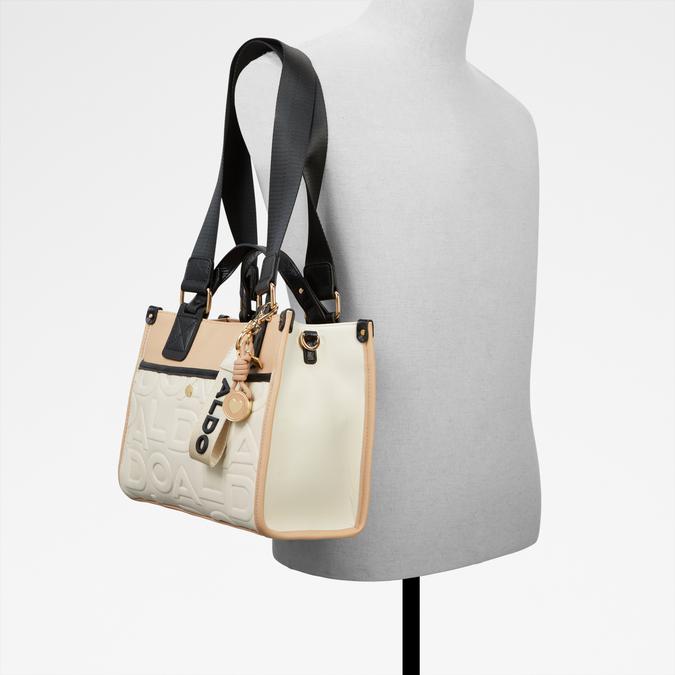Adaluna Women's Beige Satchel image number 4