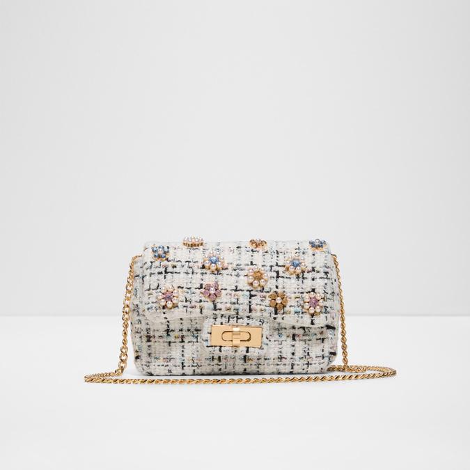 BBELLAFLORAL White Combo Women Cross Body