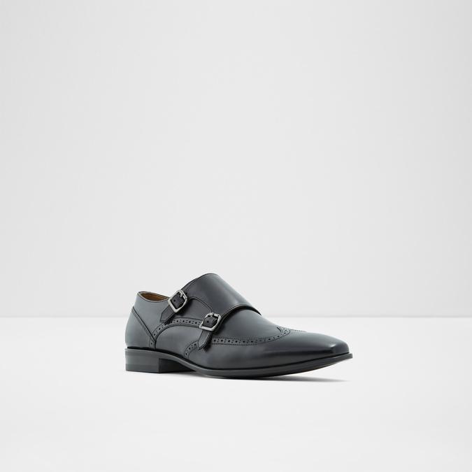 Grundymews Men's Black Monk Strap image number 3