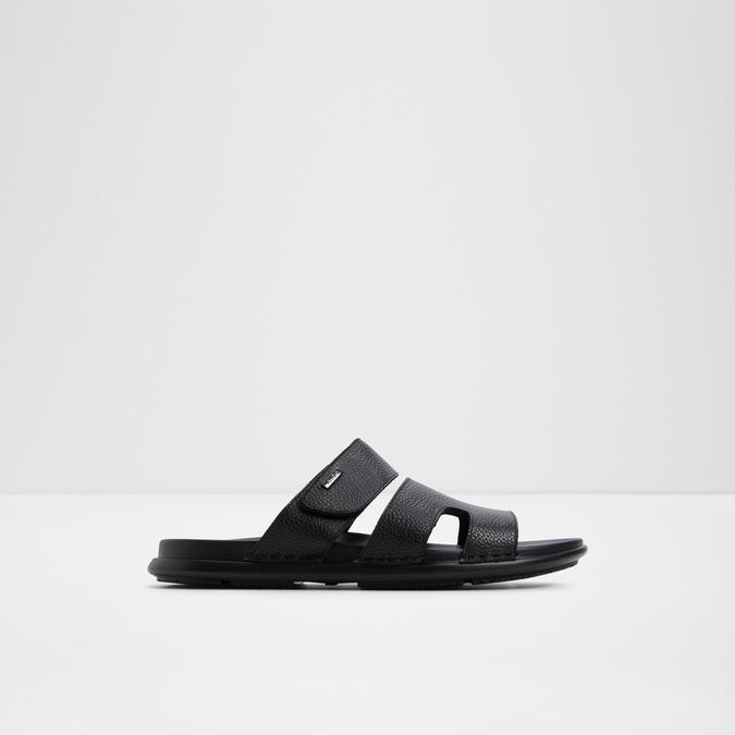 Windhama-In Men's Black Strap Sandals