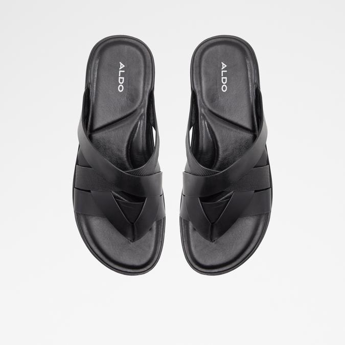 Zaanstraat Men's Black Strap Sandals image number 1