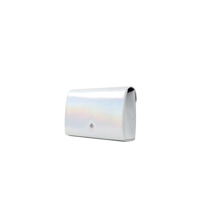 Qweenbee Women's Silver Clutch