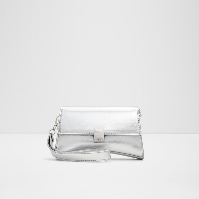 Cleeo Women's Silver Clutch image number 0