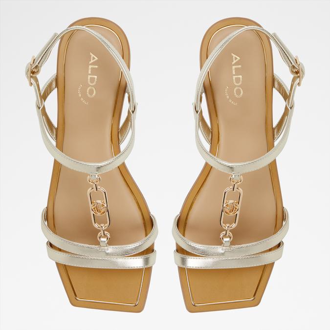 Glaoni-In Women's Gold Flat Sandals