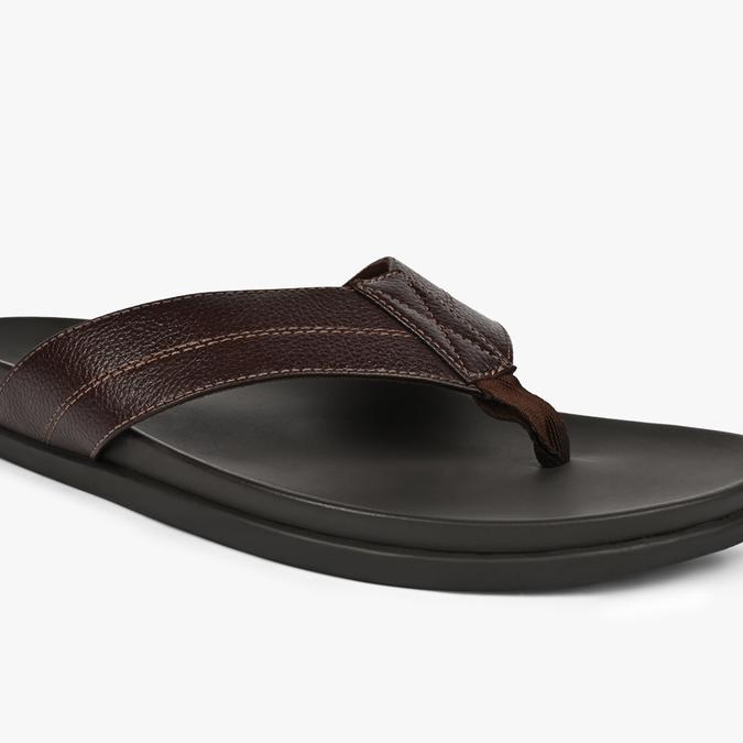 TRIBORD-IND Cognac Men Thong Sandals image number 4