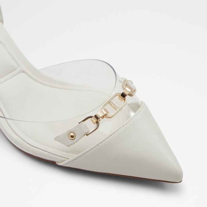 Safiana Women's White Pumps image number 5
