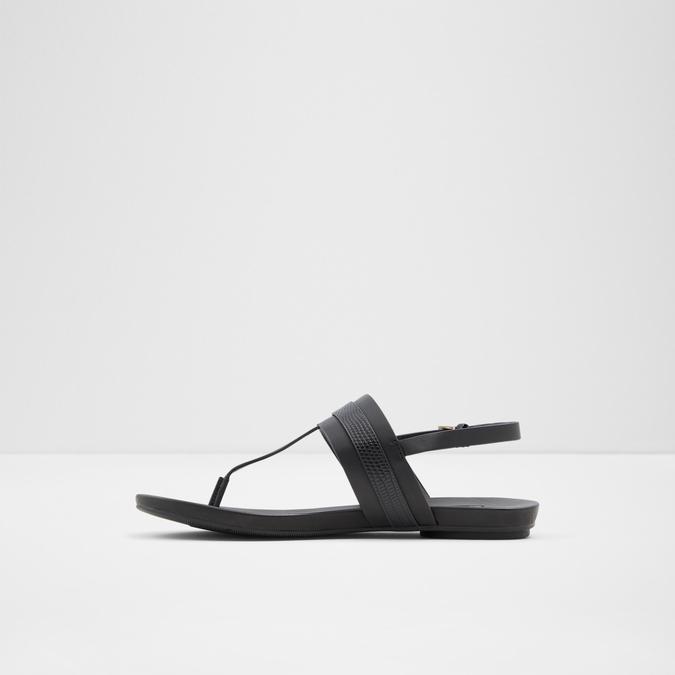 Pandra Women's Black Flat Sandals image number 2