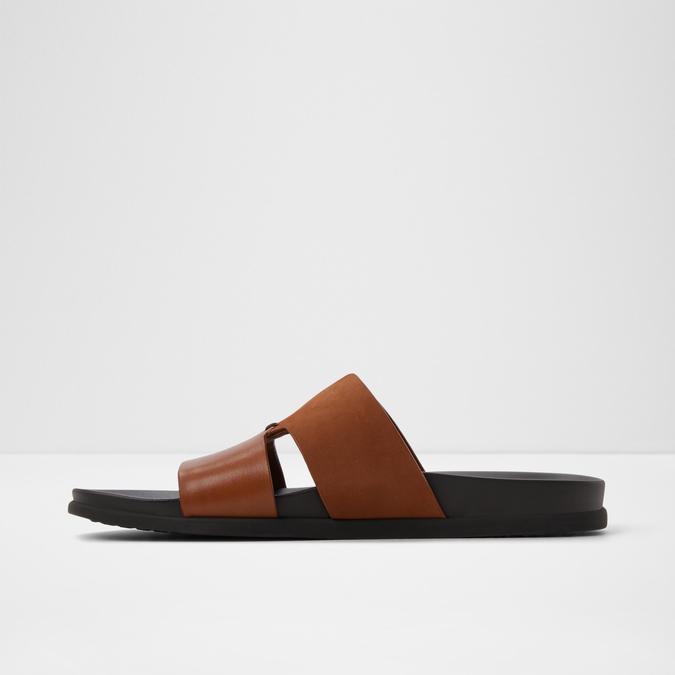 MARCELO Cognac Men Single Strap Sandals image number 2