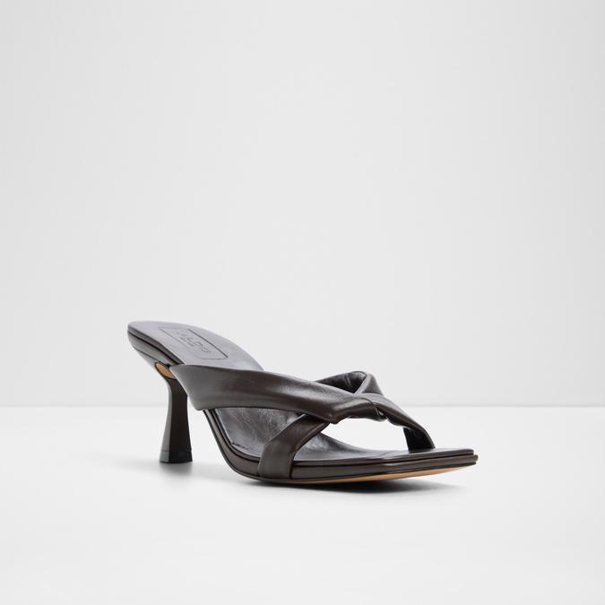 ZENNA-B DARK BROWN Women Dress Sandals image number 3