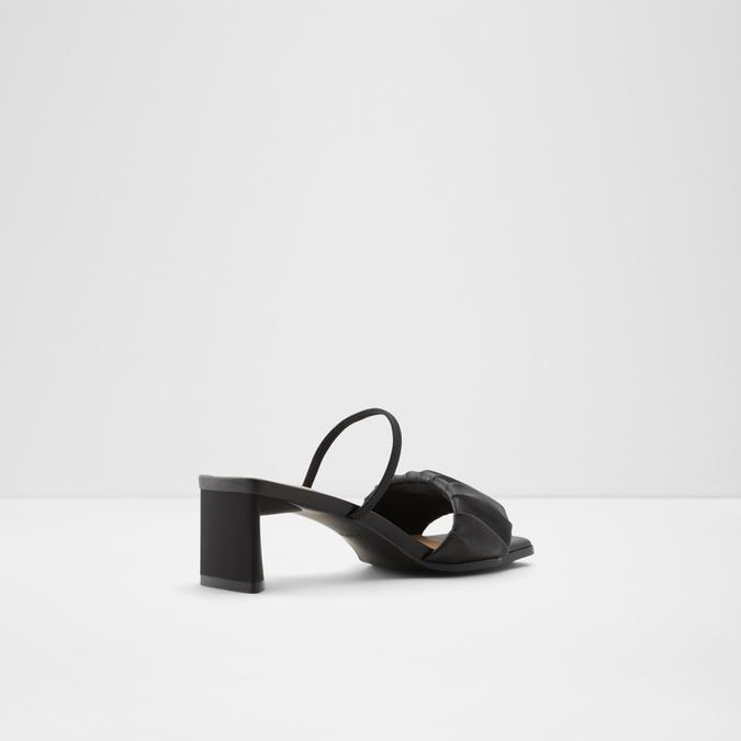 Adreran Women's Black Block Heel Sandal image number 2