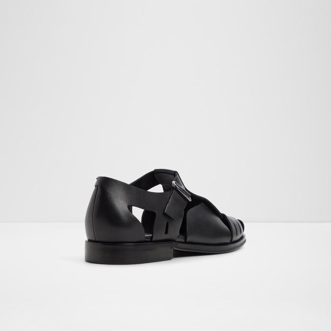 LANCINGA-IN Black Men Back Strap Sandals