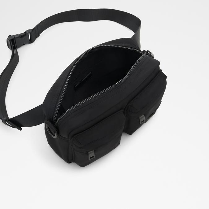 Marcwheal Men's Black Belt Bag image number 3